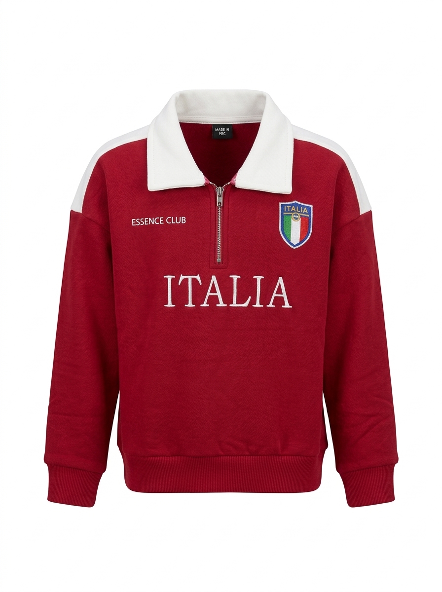 Italia Club Quarter-Zip Sweatshirt