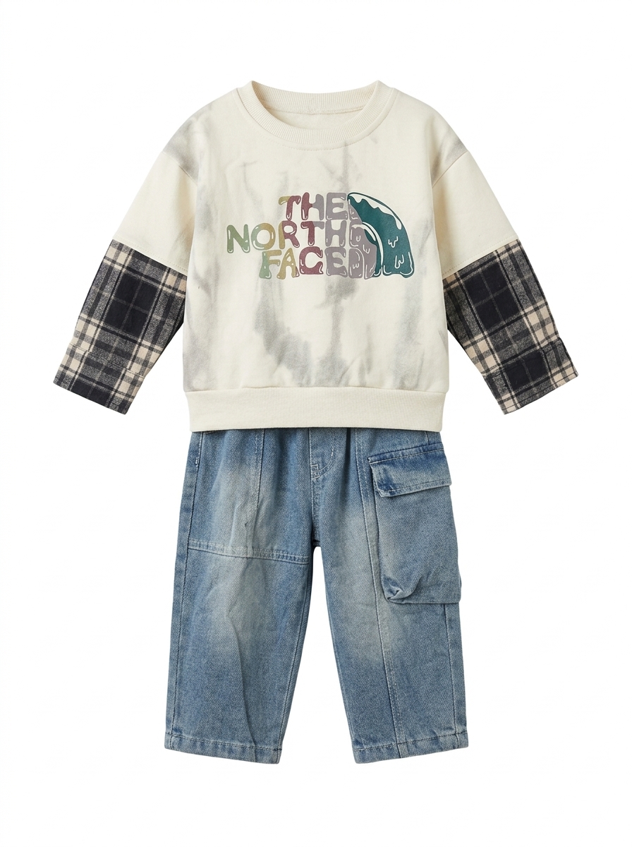 Alpine Graphic Fleece & Layered Top