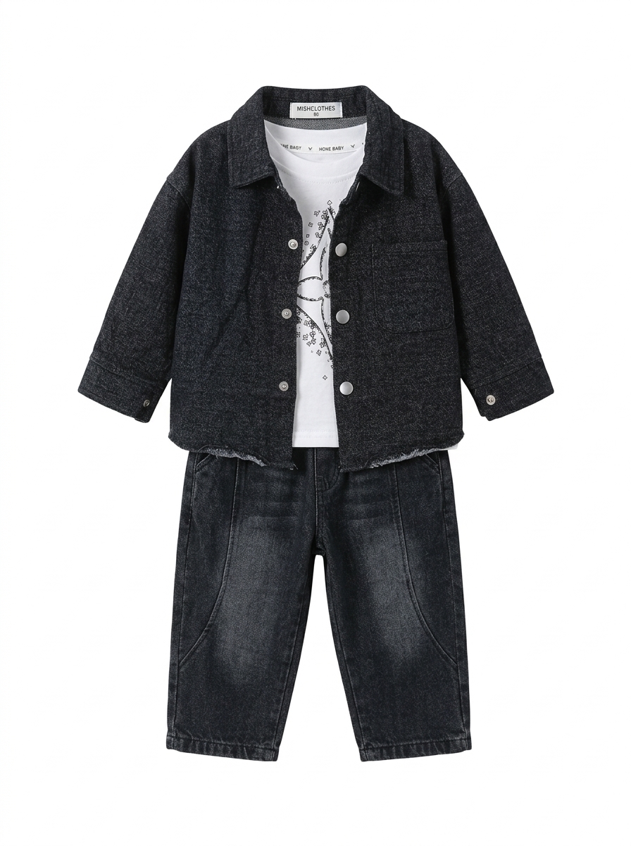 Raw Indigo Denim Jacket & Trouser Set
