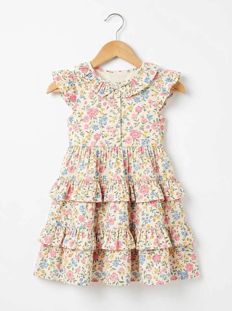 Everyday Ruffle Floral Dress